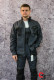 Костюм робочий Sizam Sheffield сіро-чорний напівкомбінезон куртка