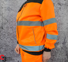 Куртка робоча сигнальна помаранчева Flash