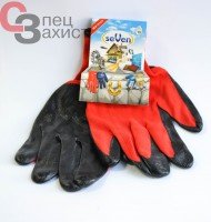 рукавички робочі з латексним покриттям