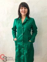халат робочий жіночий зелений медуніверсал