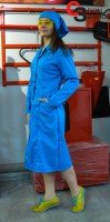 халат робочий жіночий медуніверсал блакитний
