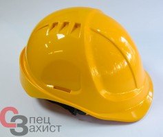 Каска захисна будівельна жовта SIZAM SAFE-GUARD 3130