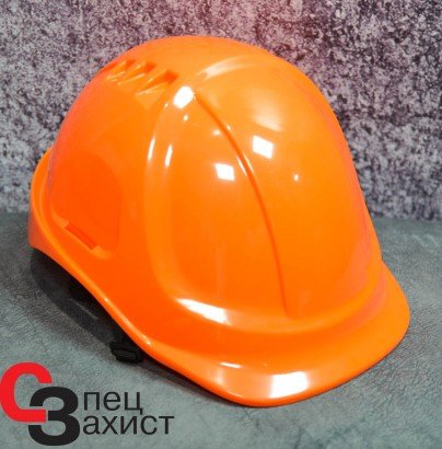  Каска защитная строительная оранжевая SIZAM SAFE-GUARD 3160
