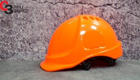  Каска защитная строительная оранжевая SIZAM 