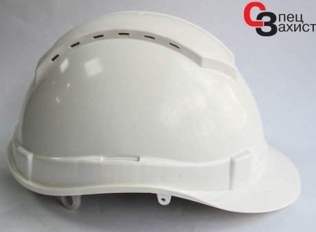 Каска защитная строительная белая SIZAM SAFE-GUARD 2110
