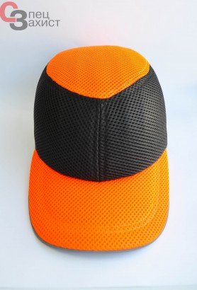 каскетка кепка робоча помаранчево-чорна