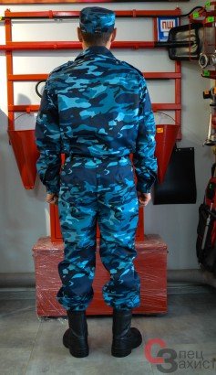 костюм рабочий  охрана синий камуфляж город
