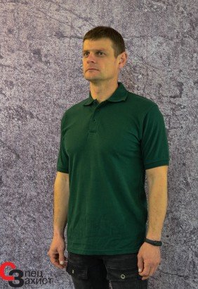 поло мужское (тениска) хб зеленая