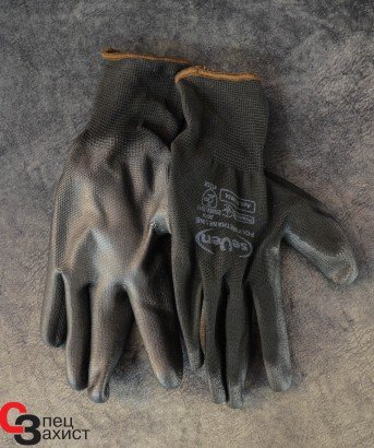 рукавички робочі з неповним поліуретановим покриттям